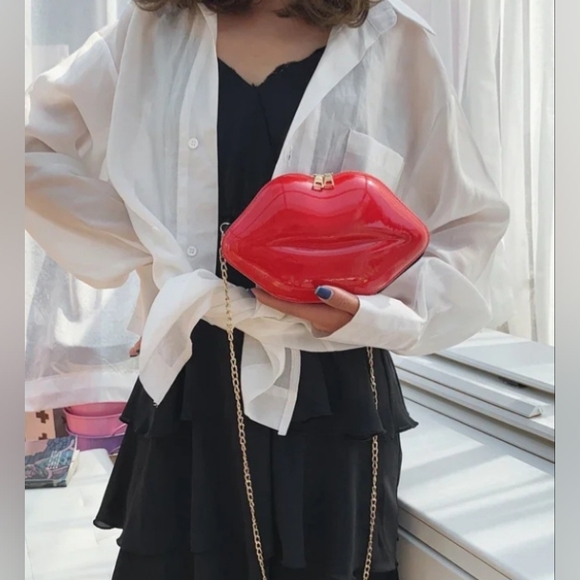 LIPS Crossbody/Clutch Bag - Picture 7 of 8